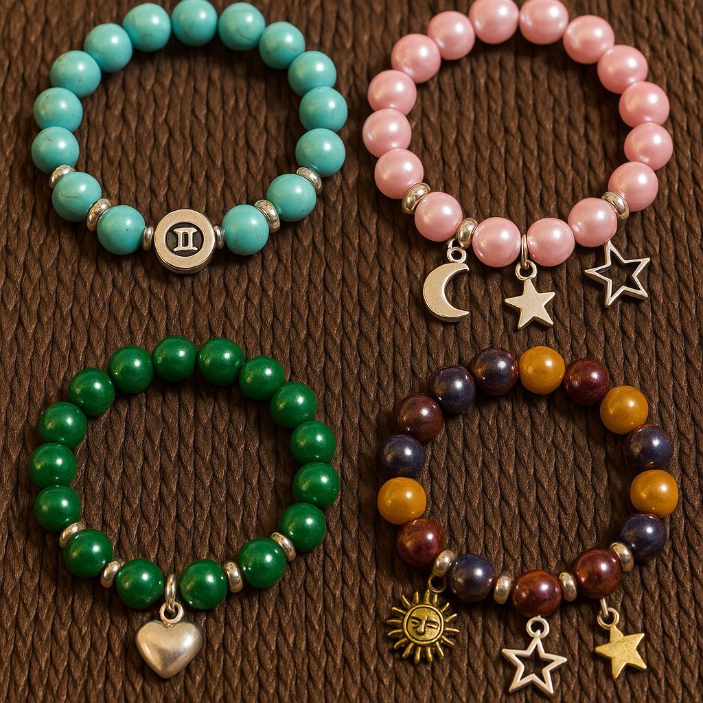 Pulseras Personalizables Hechas a Mano – Acero Inoxidable Hipoalergénico & Perlas de Cristal &  Perlas Naturales